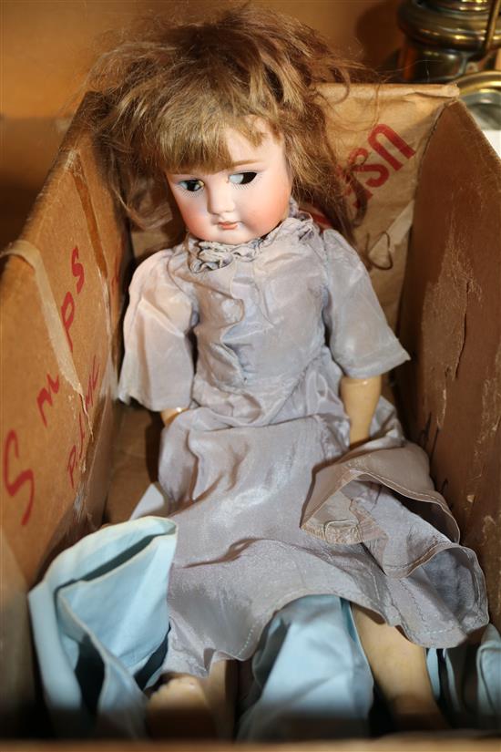 Bisque head doll